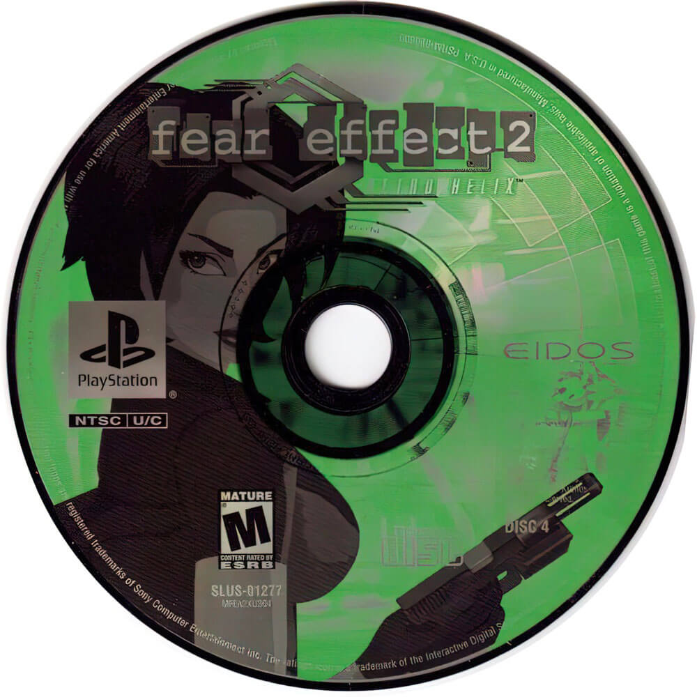 Лицензионный диск Fear Effect 2 Retro Helix для PlayStation